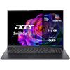Acer Swift Go 16 AI Laptop | Display 16" WUXGA OLED | Intel Core Ultra 5 325 | 16 GB RAM | 512 GB SSD | Copilot+ PC | Windows 11 | QWERTY | PC Portatile IA | Senza alimentatore
