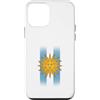 Uruguay Sun Emblem National Pride Retro Custodia per iPhone 12 mini Sole Di Maggio Uruguay Bandiera Verticale Strisce