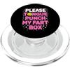 for Coworker with Cartoon Aesthetic Divertente detto «Please Tongue Punch My Fart Box» PopSockets PopGrip per MagSafe
