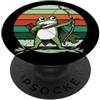 Tiro con l'arco Accessori Regalo Shirts Vintage Archery-Frog Arciere Arco e freccia Arciere PopSockets PopGrip Adesivo