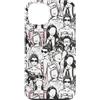 Disney Custodia per iPhone 13 Disney The Princess Diaries 25th Anniversary Royal Pattern