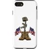 Lakelandwholesale1 apparel Company Custodia per iPhone SE (2020) / 7/8 Fallen Soldier Battlefield Cross American Flag abbigliamento