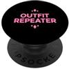 Minimalist For Coworker With Pop Vibe Divertente ripetitore di vestiti per l'autoironico PopSockets PopGrip Adesivo