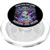 Collettivo Umorismo Cosmico Felino Design Divertente per Amanti dei Gatti e Umani Strani PopSockets PopGrip per MagSafe