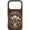 Teacher & Classroom Co. Custodia per iPhone 17 Pro Occidentale Insegnante Cowgirl Classroom Apple Bow Western