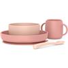 Suavinex Set svezzamento silicone +6m rosa - suavinex
