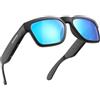 OhO sunshine Audio Sunglasses, Voice Control and Open Ear Style Listen Music and Calls with Volumn UP and Down, Bluetooth 5.2 and IP44 Waterproof Feature for Outdoor Sports