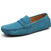 CZHIHANEG Uomo Pelle Scamosciata Penny Mocassini Comfort Scarpe da Guida Oxford Classico Penny Loafers Moda Pantofole 38-49 EU