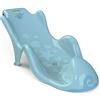 BABYLON Aqua Grand Sedile Bagnetto 0-6 Mesi con Ventose Antiscivolo, Blu