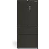 CREATE / FRIDGE STUDIO FRENCH DOOR PRO 509 / Frigorifero stile French door 509L nero / 83,3 x 63,5 x 191,2cm / No frost, Space Pro, Care+, modalità vacanze, antibatterico, touch elettronico, 160W