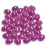 100.00% Naturale Rosso Burma Rubino Cabochon Loose 6x4 MM AAA+ Gemma 10 Pz Lotto