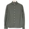 Suitsupply Camicia Uomo Slim Verde Velluto Cord 37/18/14 1/2/15 Botton-down