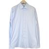 Suitsupply Camicia Uomo Slim Fit Manica Lunga Blu 43-7/17L Cotone Twill