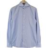 Suitsupply Camicia Uomo 37/14 1/2 Extra Slim Blu Cotone Twill Riga