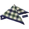 Suitsupply Fazzoletto A Quadri Verde Uomo Taglia Unica Lino Formale