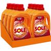 Sole Detersivo Lavatrice Liquido Proteggi Colore 328 Lavaggi, Formula Igienizzante, 8 Confezioni da 41 Lavaggi