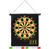 Generisch Bersaglio magnetico per freccette per bambini, gioco per feste, gioco per interni ed esterni, bersaglio magnetico per bambini e adulti, per interni ed esterni, double face