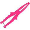 Drawup Pinze da pesca in plastica ABS, morsetto per pesce leggero, 6 cm di larghezza, design antiscivolo, per attrezzi da pesca a mosca, accessori, 20,5 cm, verde (rosa)