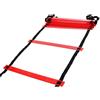 UULIMAXONT Scale di velocità, Set for Allenamento velocità Agility Ladder for Adulti con Borsa for Il Trasporto, 3-6M