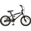 Ziaphsol Bicicletta BMX da 16 pollici, per bambini da 5 a 8 anni, telaio in acciaio bianco con manubrio e sella regolabili, freno a trazione lineare, per acrobazie, attività all'aperto e tempo libero