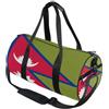 GuoChe Borsone sportivo rotondo leggero con tasca interna borsa da palestra per uomo donna borsone per viaggi sport bandiera del Nepal
