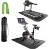 TONINT Tappetino protettivo per il fitness, tappetino per tapis roulant, spessore 8 mm, resistente, antiscivolo e ammortizzante, per crostrainer, tappetino da ginnastica, tappetino fitness (81 x 190 cm)