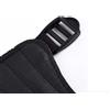 Tufgo Braccio Guard 3 Strap PU Leather Bracer per arco ricurvo Longbow - Protezione avambraccio regolabile nero 22 cm
