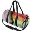 GuoChe Borsone sportivo rotondo leggero con tasca interna borsa da palestra per uomo donna borsone per viaggi sport progresso bandiera arcobaleno bandiera
