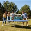 chellago Tavolo da ping pong pieghevole 244x122 cm, tavolo tennis da tavolo professionale con superficie MDF 12 mm, UV resistente e antiriflesso, indoor/outdoor, per club, scuola, giardino - blu