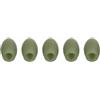 Drawup 60 pezzi galleggianti da pesca ferma perline di gomma verde per canna da pesca grossolana connettori elastici 14 mm