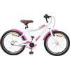 Ordellia Bicicletta per bambini da 24 pollici, rosa, in acciaio, manubrio e sella regolabili, monomarcia, con parafango, da 8 a 12 anni, da 140 a 155 cm, per strada, strada, foresta, tempo libero e