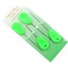 Tufgo Set di 4 attrezzi per pesca alla carpa, in acciaio inox, con estrattore per boilie, verde, 9 cm