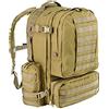 DEFCON 5 Modular Back Pack Zaino, Unisex, Zaino, Modular Backpack, Coyote Tan, 30 x 56 x 35 cm