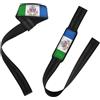 GuoChe Yukon Flag Polsiere e cinghie di sollevamento 66 cm Power Workout Stacchi Strap per powerlifting, allenamento della forza, bodybuilding