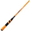 Helilyco Canna da pesca telescopica in fibra di carbonio resistente, 2,4 m, leggera e portatile, con bilanciamento migliorato, per pesare pesantemente in acqua dolce e salata gialla (2,1 m giallo)