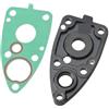 PJFXUIZ 6E0-45321 Kit Piastra in Alluminio Pompa Acqua 6E0-45315 Guarnizione per Motore per Barche Yamaha 2 Tempi 4HP 5HP 6E0-45321-01-5B