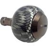 Drawup Manopole ergonomiche per Daiwa Fuego Reel in fibra di carbonio manopola parti di riparazione 50x36mm (grigio)