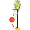Generic Supporto da basket per bambini, canestro da basket da cortile, supporto portatile da basket - Canestro da basket regolabile in altezza, design dei cartoni animati per interni ed esterni