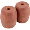 HaloModora 5 galleggianti per rete da pesca, boe perforate in PVC ad alta galleggiabilità, per pericolo e marcatura del percorso, 67 x 64 mm