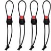 Tufgo Cinghia elastica per canna da pesca a sgancio rapido, 20 cm, per riporre e trasportare i bastoni, organizer regolabile con imbottitura in schiuma, 2 pezzi (4 pezzi)
