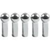FortunateSweet Fermacavi a sfera per macchine da palestra, confezione da 5, terminali per funi metalliche, per attrezzature fitness, sistema puleggia da 5 mm e 6 mm (6 mm)