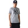 New Era NOS MLB Regular Tee Neyyan Hgrblk T-Shirt Uomo (Pacco da 1)