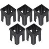 Drawup 5 manicotti riduttori in plastica da 50 x 50 a 38 x 38 mm, inserti quadrati per tubo per allenamento macchina per esercizi di assorbimento degli urti
