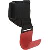Bediffer Ganci per Sollevamento Pesi per Carichi Pesanti Impugnature per Sollevamento Antiscivolo per Pesi e Trazioni in Palestra Materiale SBR 1 unità (Nera)