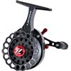 Drawup Mulinello da pesca invernale compatto in nylon, design 3,5:1, rapporto di trasmissione 4+1, cuscinetti a sfera per trote e pesce persico, bobina da 190 g (bobina sinistra)