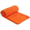 MOBUTOFU Coperta Termico in Arancione Yoga Antiscivolo per Microfibra Leggero Telo da Palestra Fitness e Pilates Viaggi e Picnic All'aperto