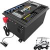 SSCYHT ,48v150ah, Batteria al Litio per Golf Cart 51,2V 48V 50AH 105AH 200AH LiFePO4, Oltre 3000 cicli, Ricambio per Club Car, RV, Motore da Traino