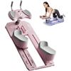 Generic Allenatore for Gattonare con Timer, Acciaio ABS Pp, Dopo Lunga Seduta, Allenamento for Gattonare e Allungamento, 3 Livelli con Supporto for Telefono(Pink)