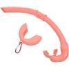 HaloModora Tubo flessibile in silicone per snorkeling, con fibbia e scatola, per adulti, colore: rosa