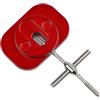 Drawup Kit di rimozione cuscinetti per mulinelli da pesca fai da te strumento smontatore bobina con adattabilità multi-formato blu 3 x 4,8 cm (rosso)